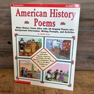 American History Poems Activities Writing Prompts Background Info Bobby Katz